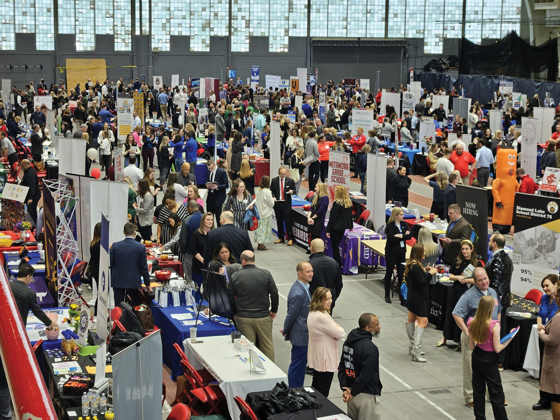 Career Fair Crowd